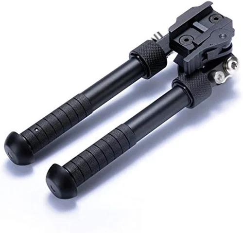 Vista 7 de Mlok - Bípode para rifles Girado 360 grados con 5 posiciones de bloqueo Bípode de caza ajustable plegable de 6.5 a 9 pulgadas de altura apto