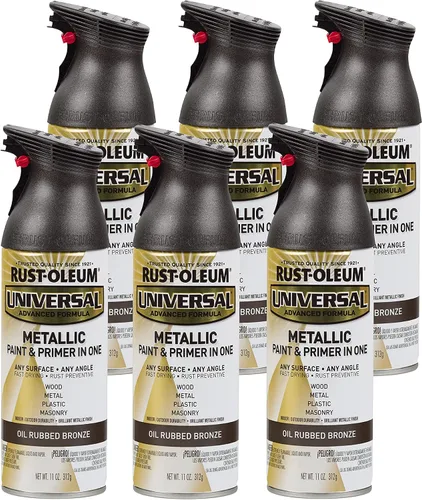 Vista 124 de Rust-Oleum Pintura en aerosol metálica universal para todas las superficies, cobre envejecido Cobre (Aged Copper)