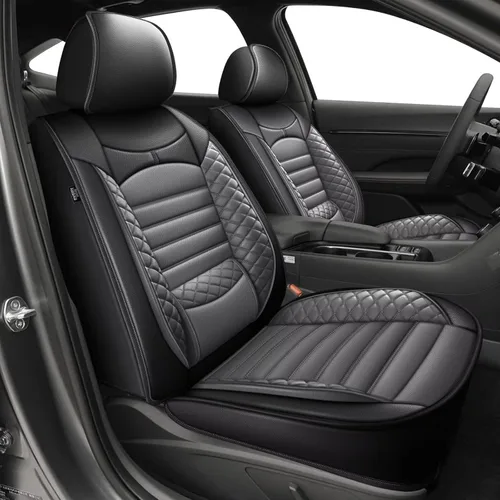 Vista 21 de 2 Fundas Protectoras para Asientos Delanteros para Hyundai Tucson 2010-2025 2026: De Cuero Sintético, Suave, Cómodo, Duradero, Impermeable