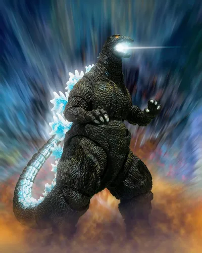Vista 13 de TAMASHII NATIONS - Godzilla - Godzilla [Godzilla Vs. Mechagodzilla Ⅱ Poster Coloring Ver.] -Movie Graphic Plus- S.H.Monsterarts Action Figure