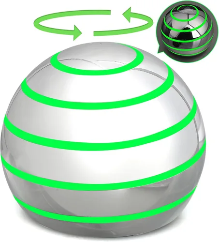 Vista 9 de Dilabnba Kinetic Spinner - Bola de juguete de metal para niños y adultos, cuerpo completo, ilusión óptica, alivio del estrés, giroscopio, regalo