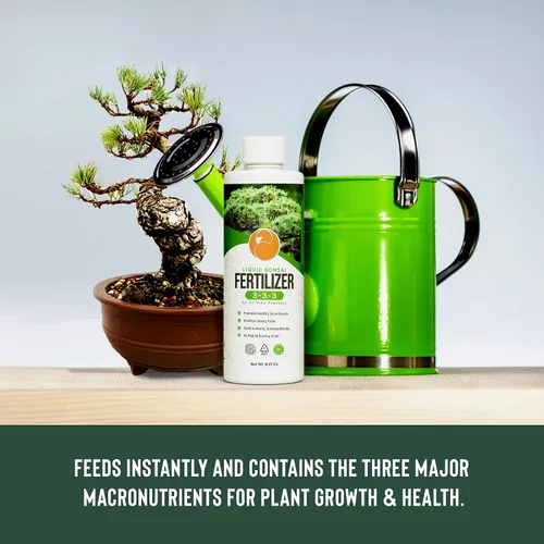 Vista 7 de Bonsai Fertilizer by Ho Yoku - Water Soluble and Free of Odor, 3-3-3 Liquid Bonsai Food and Fast Acting for Indoor Plants