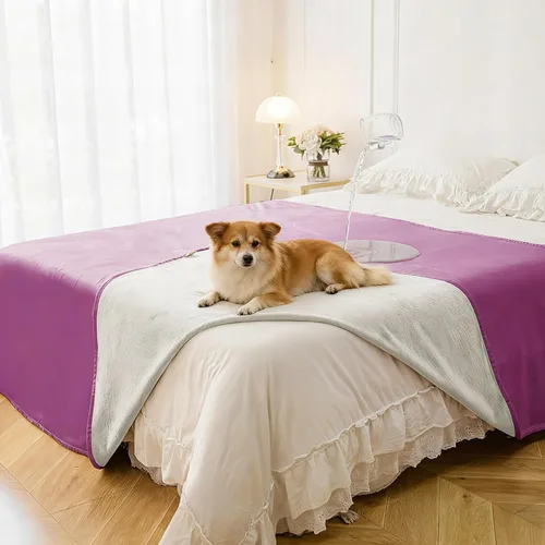 Vista 28 de Manta impermeable para perros pequeños, a prueba de fugas, manta reversible para sofá, cama, protector de muebles lavable a máquina, 25 x 35