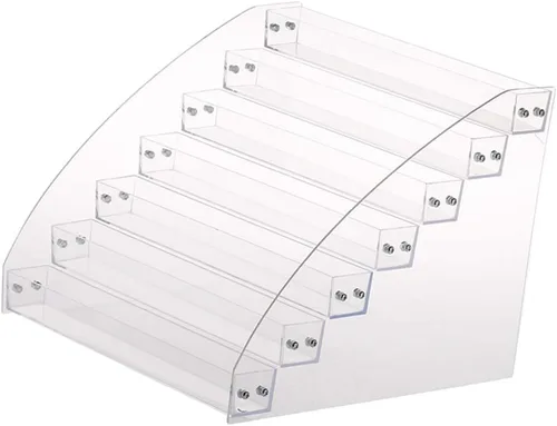 Vista 9 de Organizador de esmalte de uñas, bandeja de acrílico transparente para botellas de esmalte de uñas, soporte de mesa, soporte de almacenamiento