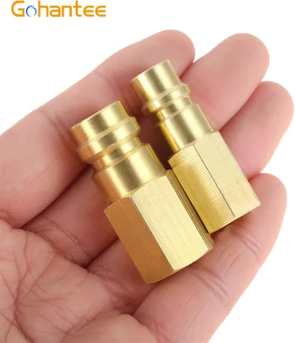 Vista 7 de gohantee R12 R22 R502 Tornillo a R134A Válvula Adaptadora de Conversión Rápida, Kit de Conversión R12 a R134A, Interruptor Adaptador R12 R22 R502 a