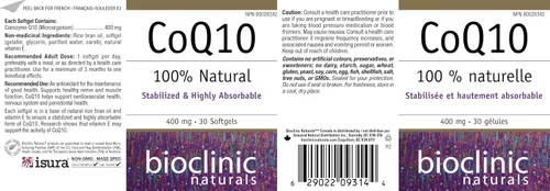 Vista 8 de Bioclinic Naturals - Coq10 400 mg - 30 cápsulas blandas