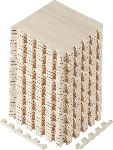 Vista 19 de Yes4All Alfombrillas Entrelazadas de EVA, Baldosas de Suelo tipo Rompecabezas, Acolchado de Suelo de Espuma con Borde para Muebles, Espacio