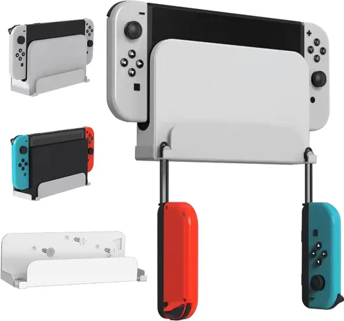 Vista 2 de Switch OLED Kit de montaje en pared, ventilador de muelle OLED Switch