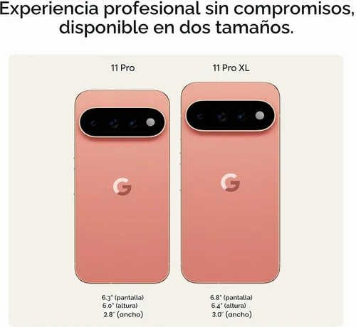 Vista 13 de Google Pixel 11 Pro XL - Teléfono inteligente desbloqueado, Géminis - 512 Canyon