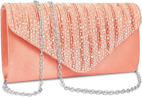 Vista 11 de Bolsos de mano BBjinronjy para mujer, bolso formal con diamantes de imitación para noche, bolsos de mano para boda, fiesta, cóctel, graduación, cena