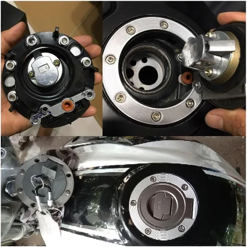 Vista 3 de Motorcycle Gas Caps for Ya&maha YZFR6S FJ09 MT01 MT03 MT07 FZ07 MT09 FZ09 YZFR1 YZFR6 FJR1300 FJ13 Motorcycle Fuel Gas Tank Cap Cover