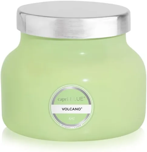 Vista 17 de Capri Blue Volcano Velas perfumadas – Velas en tarro de cristal de lujo para el hogar perfumadas con frutas tropicales y cítricos azucarados, mezcla