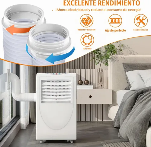 Vista 7 de Conector de manguera de aire acondicionado portátil para ambos 5.1"/5.9