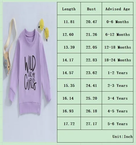 Vista 7 de Hnyenmcko Sudadera con estampado de letras Wlid Like My Curls para niños pequeños, para otoño e invierno, de 1 a 6 años