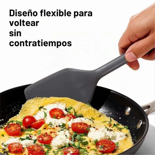 Vista 6 de OXO Good Grips – Set de utensilios de cocina, 3 piezas de silicona
