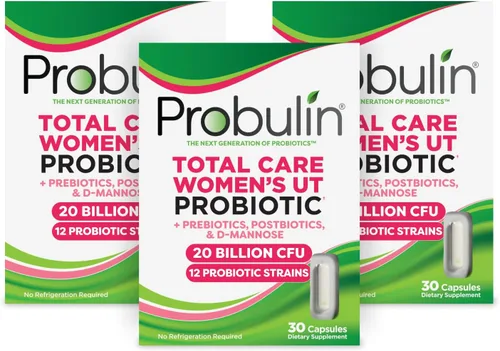 Vista 12 de Probulin Total Care - Tracto urinario para mujeres = prebióticos + probióticos + postbióticos para apoyar un microbioma vaginal saludable - 20 mil
