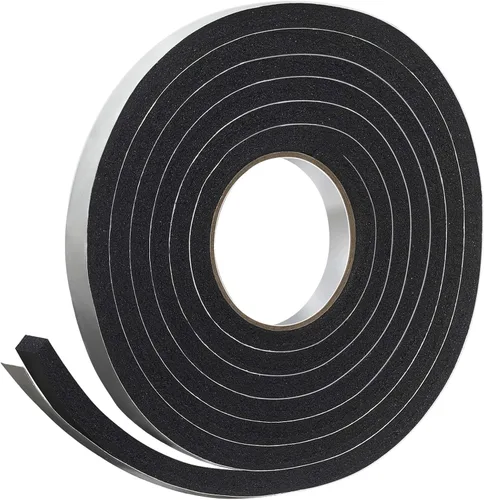 Vista 19 de Frost King R516H - Cinta de espuma de goma de esponja de 1-1/4 pulgadas por 7/16 pulgadas por 10 pies de grosor, color negro