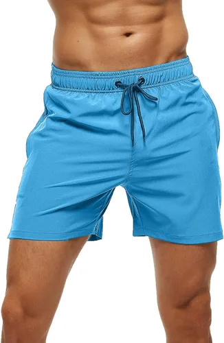 Vista 2 de Traje de baño para hombre, para gimnasio, atletismo, entrenamiento, correr, deportes, golf, descanso, ropa casual de verano y playa