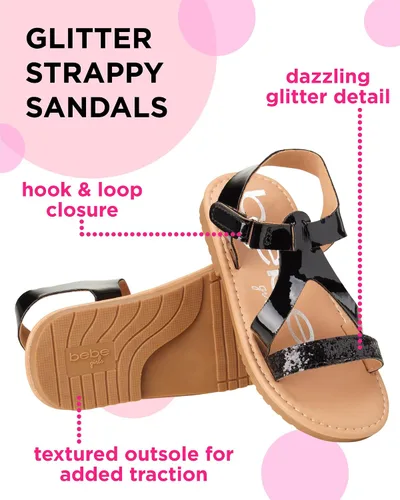Vista 2 de bebe Sandalias para niñas Sandalias de piel sintética con tiras (niña)