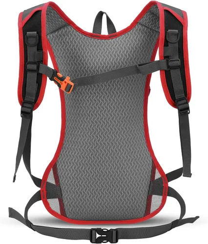 Vista 3 de Clape Mochila de hidratación para correr, ciclismo con vejiga de hidratación de 2 litros, mochila de agua ligera y portátil, mochila transpirable