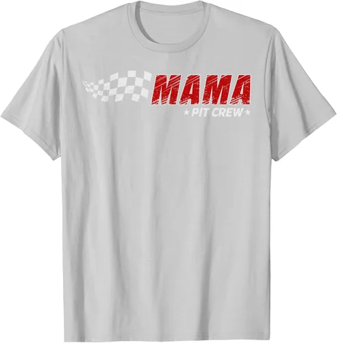 Vista 70 de Mama Pit Crew Race Car Birthday Family Matching Pit Crew Camiseta
