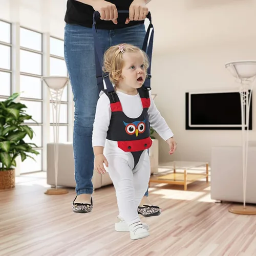 Vista 7 de IULONEE Andador de bebé, arnés de mano para niños pequeños, ayudante, cinturón protector, para actividades infantiles, ajustable, de pie, ayudante