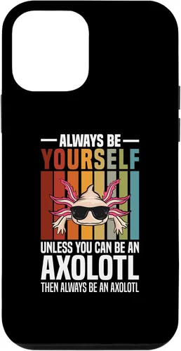 Vista 12 de Funda divertida para iPhone 15 Axolotl