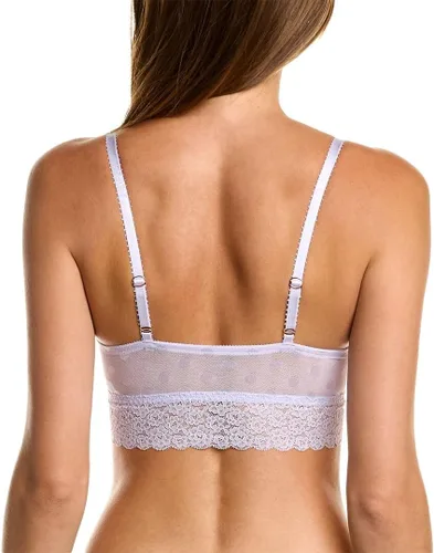 Vista 2 de Skarlett Blue Bralette de inmersión totalmente ajustable con encaje elástico punteado