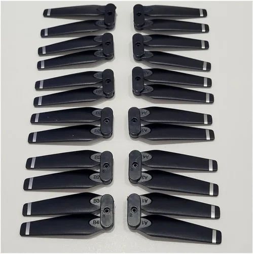 Vista 3 de Fit for E99 PRO 2 Mini Drone Spare Part Motor Arm Shell/Propeller/Protective Frame/Gears/Blade Clip Part DIY Accessory(12PCS Blade Guard)