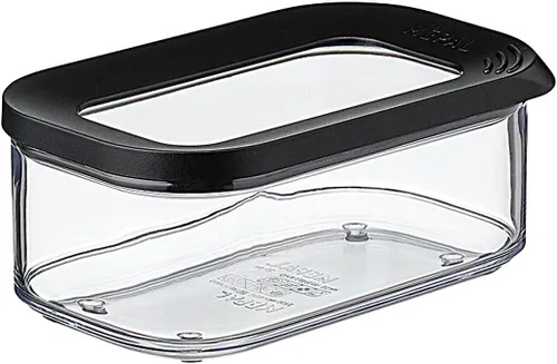 Vista 3 de Mepal Contenedor transparente para almacenamiento de alimentos rectangular - Caja de almacenamiento con tapa - Contenedor y organizador de cocina