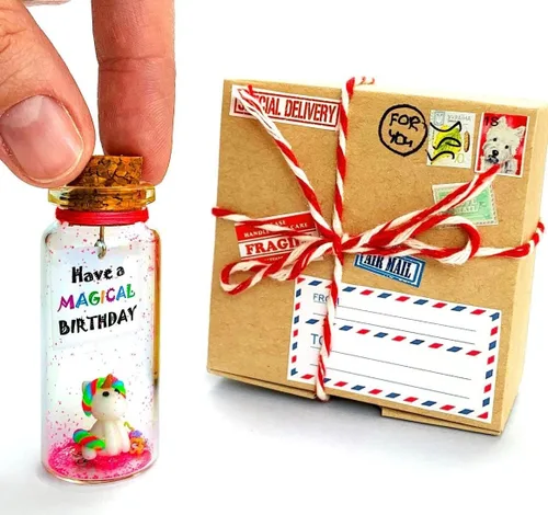 Vista 17 de Kseniya Revta Idea de regalo inspiradora con mensaje en una botella - Regalos elegantes para amigos y familia - Regalos únicos para novio y novia