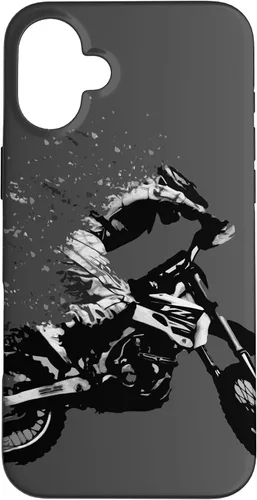 Vista 23 de Motocross Jumping Dirt Bike Rider Vintage Enduro Case for iPhone 17