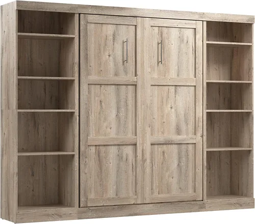 Vista 27 de Bestar Cama Murphy completa, gris corteza, pur, 59 W
