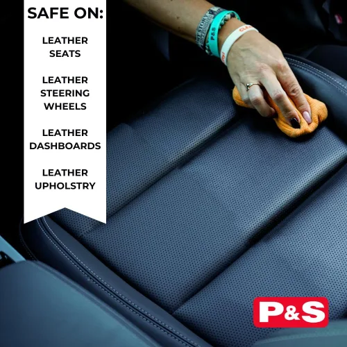 Vista 3 de P & S Professional Detail Products Acondicionador y protector de cuero de primera calidad - Revive y reacondiciona el cuero - Protección UV y aroma