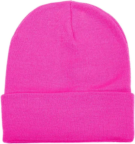 Vista 25 de Gelante Gorro Beanie de Punto Cálido con Dobladillo Liso para Hombres y Mujeres Gorra de Calavera. Azul aguamarina