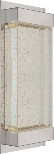 Vista 6 de WAC Lighting dweLED, aplique de pared LED cuadrado mítico 3000K en níquel pulido