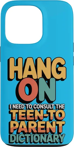 Vista 10 de Hang On I Need The Teen-to-Parent Dictionary Case for iPhone 16