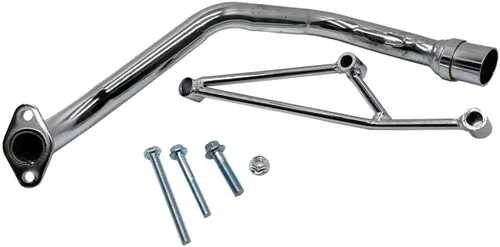 Vista 6 de MMG Exhaust System Muffler, GY6 125cc/150cc, Black Finish