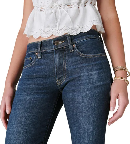 Vista 4 de Lucky Brand Sweet Straight de talle medio en Olancha Destructed