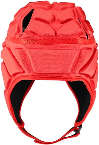 Vista 7 de Charque Casco suave para fútbol de bandera, casco de rugby para niños y adultos, casco acolchado suave para fútbol Scrum Cap protector de cabeza