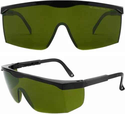 Vista 10 de Alsenor IPL 190 nm-2000 nm Gafas de Seguridad Láser para Operadores de Cosmetología Láser, Protección para los Ojos y Tratamiento de Depilación Láser