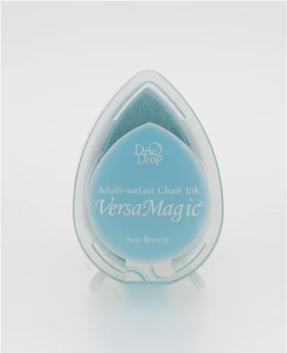 Vista 9 de Tsukineko Brilliance Dew Drop Inkpad, Moonlight White
