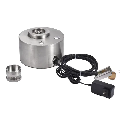Vista 7 de Mini máquina de hielo seco para hacer hielo seco, hace 1 bloque de hielo seco de 2.2 pulgadas de diámetro x 0.87 pulgadas de alto en 18 segundos