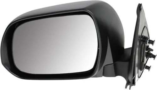 Vista 115 de TRQ Espejo plegable con calefacción eléctrica del lado del conductor con indicador de punto ciego pintura a juego negro liso compatible con Kia