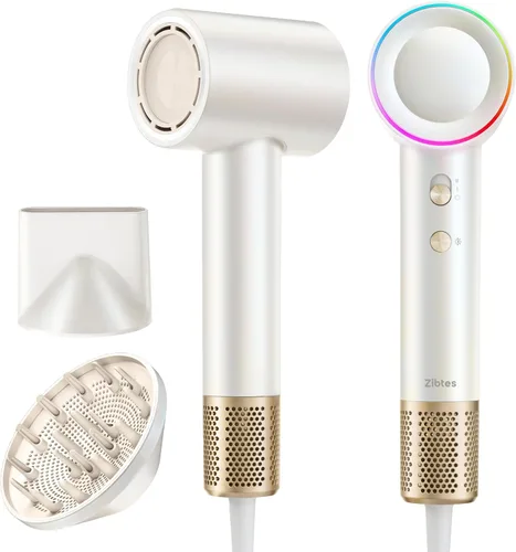 Vista 11 de Secador de pelo de plasma para cabello largo de mujer, estilo para hombres y uso doméstico - 110K RPM sin escobillas de secado rápido, amigable