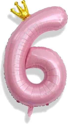 Vista 15 de Globos de Sirena Número 0 de 40 Pulgadas, Juego de Globos de Números Grandes Morado Verde Azulado Arcoíris 0-9, Globos de Números de Papel de Azul