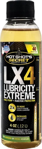Vista 9 de Hot Shot's Secret LX4 Lubricity Extreme 1 galón, tratamiento de combustible para todos los motores, aditivo de gasolina y diésel, el aditivo