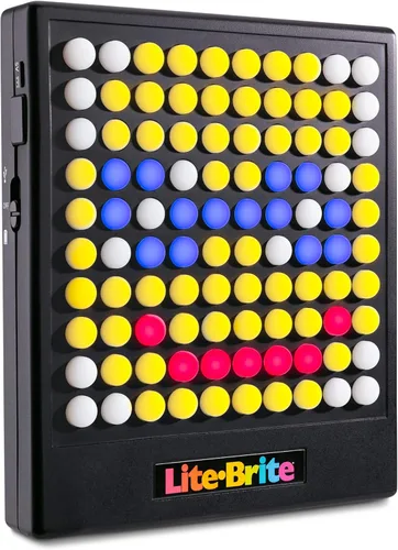 Vista 2 de Lite-Brite Touch - Crea, Juega y Anima - Juguete Portátil de Aprendizaje Sensorial STEM Iluminado, Juguete Creativo STEM de Arte para Niñas, Niños