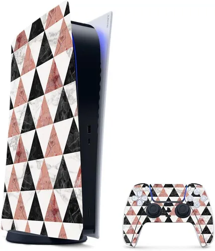 Vista 82 de MightySkins - Skin para juegos para PS5 / Playstation 5 Bundle – Mármol ámbar Envoltura protectora de vid Fácil de aplicar y cambiar