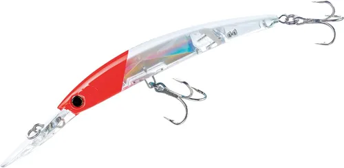 Vista 5 de Yo-Zuri Crystal 3D Minnow Deep Diver Señuelo articulado, amarillo naranja, 5-1/4 pulgadas Azul plateado
